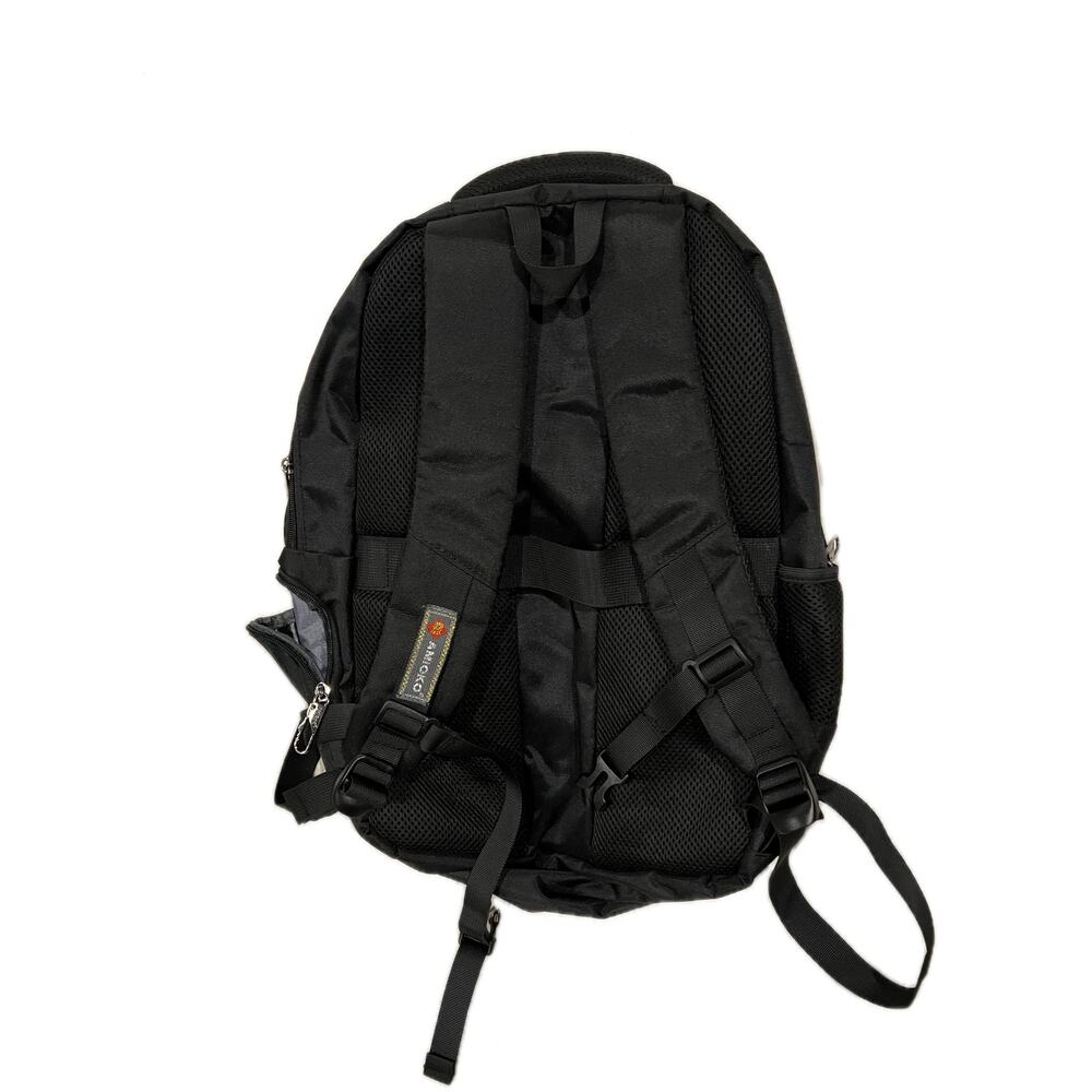 Amioko Black Padded Computer Backpack - Picture 2 of 5